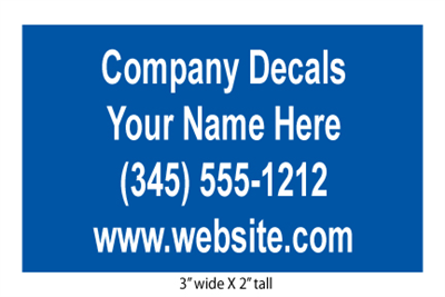 Decals 3x2