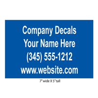 Decals 7x5
