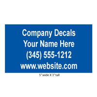 Decals 5x3